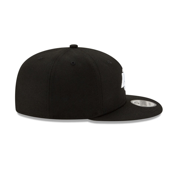 New Era Los Angeles Rams Black &amp; White 9FIFTY Snapback Hat - View 6