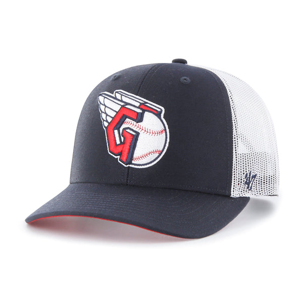 47 Brand Cleveland Guardians Trucker Adjustable Hat - Navy - Front