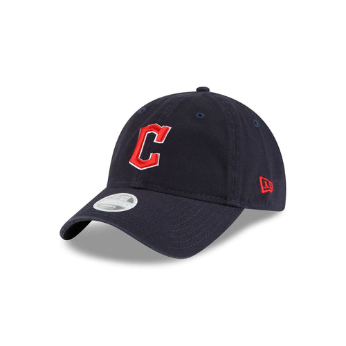 New Era Cleveland Guardians 9TWENTY Adjustable Hat - Vintage Navy (Women's)