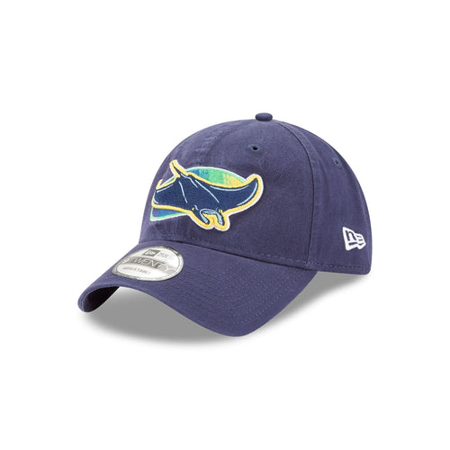 New Era Tampa Bay Rays Throwback 9TWENTY Adjustable Hat - Navy