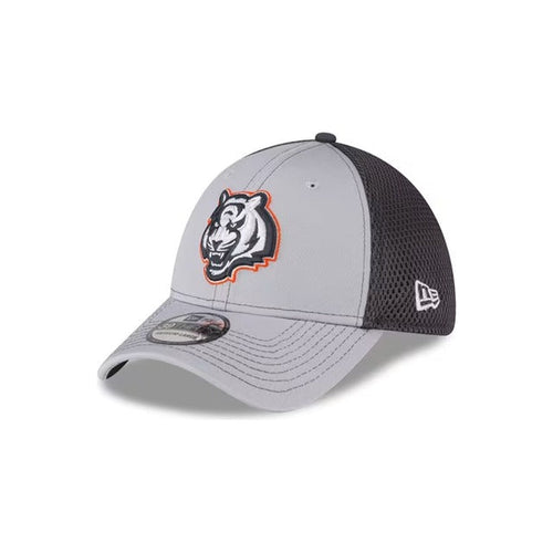 New Era Cincinnati Bengals Neo 39THIRTY Stretch Fit Hat - Gray / Navy