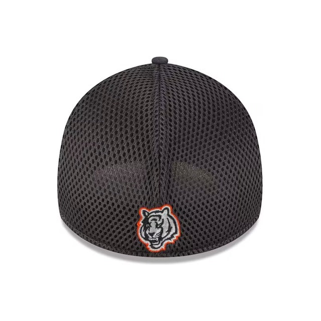 Cincinnati Bengals Neo 39THIRTY Stretch Fit Hat - Gray / Navy