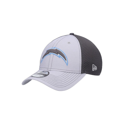 New Era Los Angeles Chargers Neo 39THIRTY Stretch Fit Hat - Gray / Navy