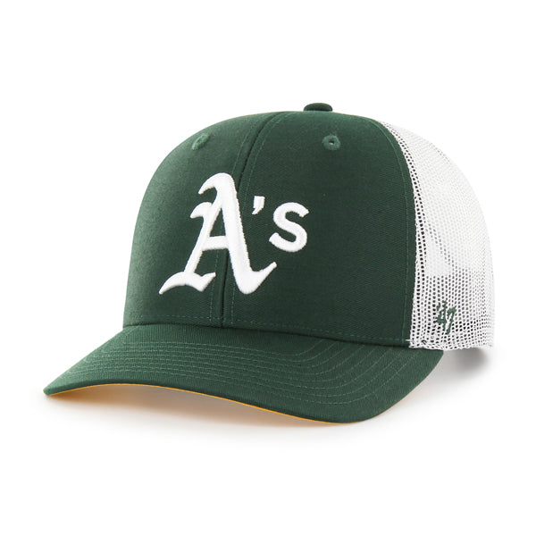47 Brand Oakland Athletics Trucker Adjustable Hat - Green - Front