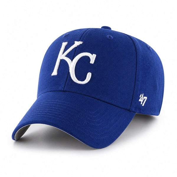 47 Brand Kansas City Royals MVP Adjustable Hat - Royal Blue - Front