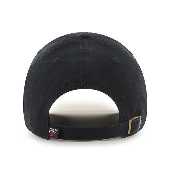 47 Brand Chicago Bulls Clean Up Adjustable Hat - Black/Red - Back