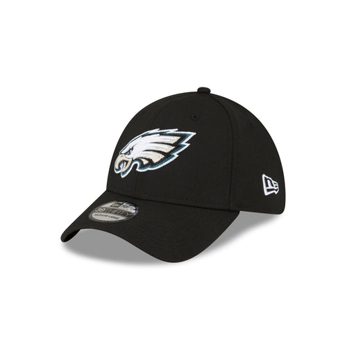 New Era Philadelphia Eagles Classic 39THIRTY Stretch Fit Hat - Black / Team Colors
