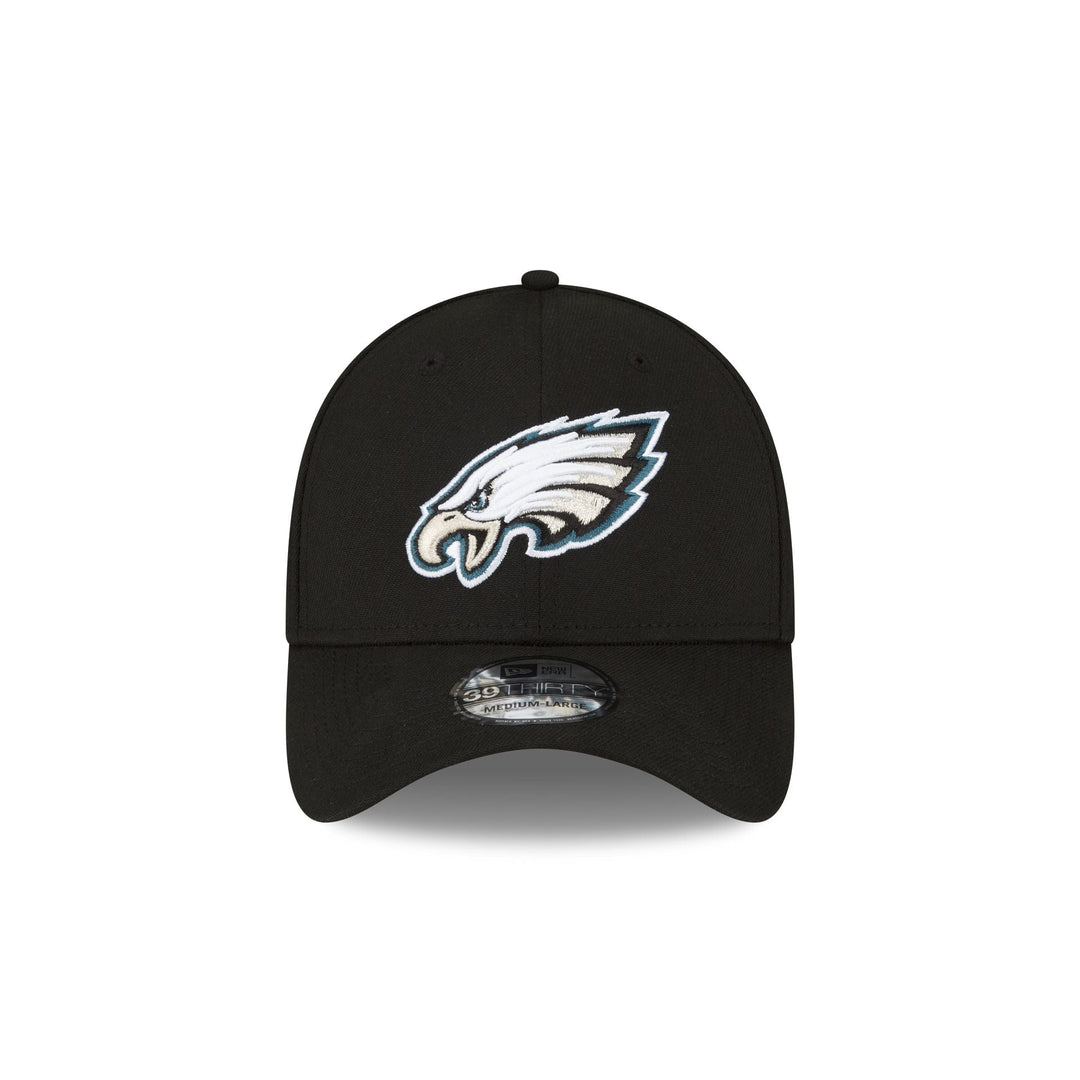 Philadelphia Eagles Classic 39THIRTY Stretch Fit Hat - Black / Team Colors