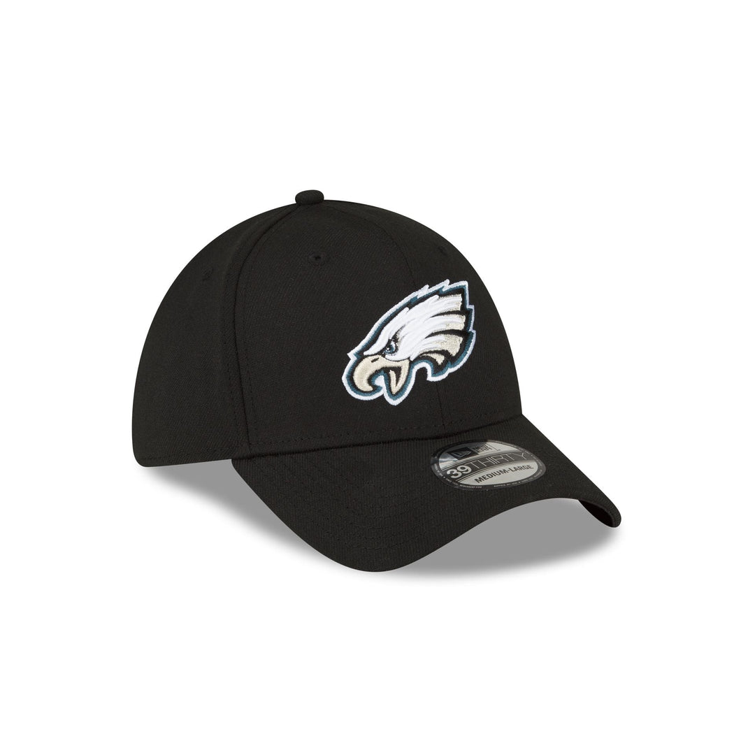 Philadelphia Eagles Classic 39THIRTY Stretch Fit Hat - Black / Team Colors