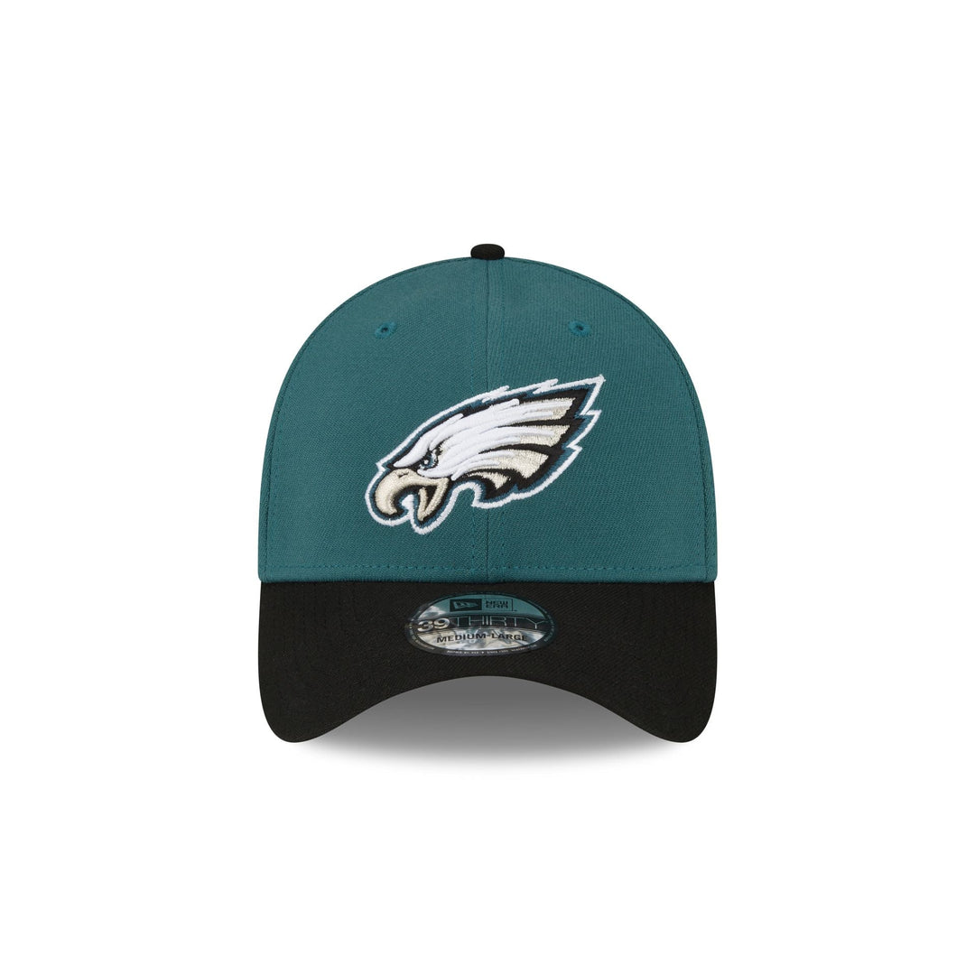 Philadelphia Eagles Two-Tone 39THIRTY Stretch Fit Hat - Team Colors