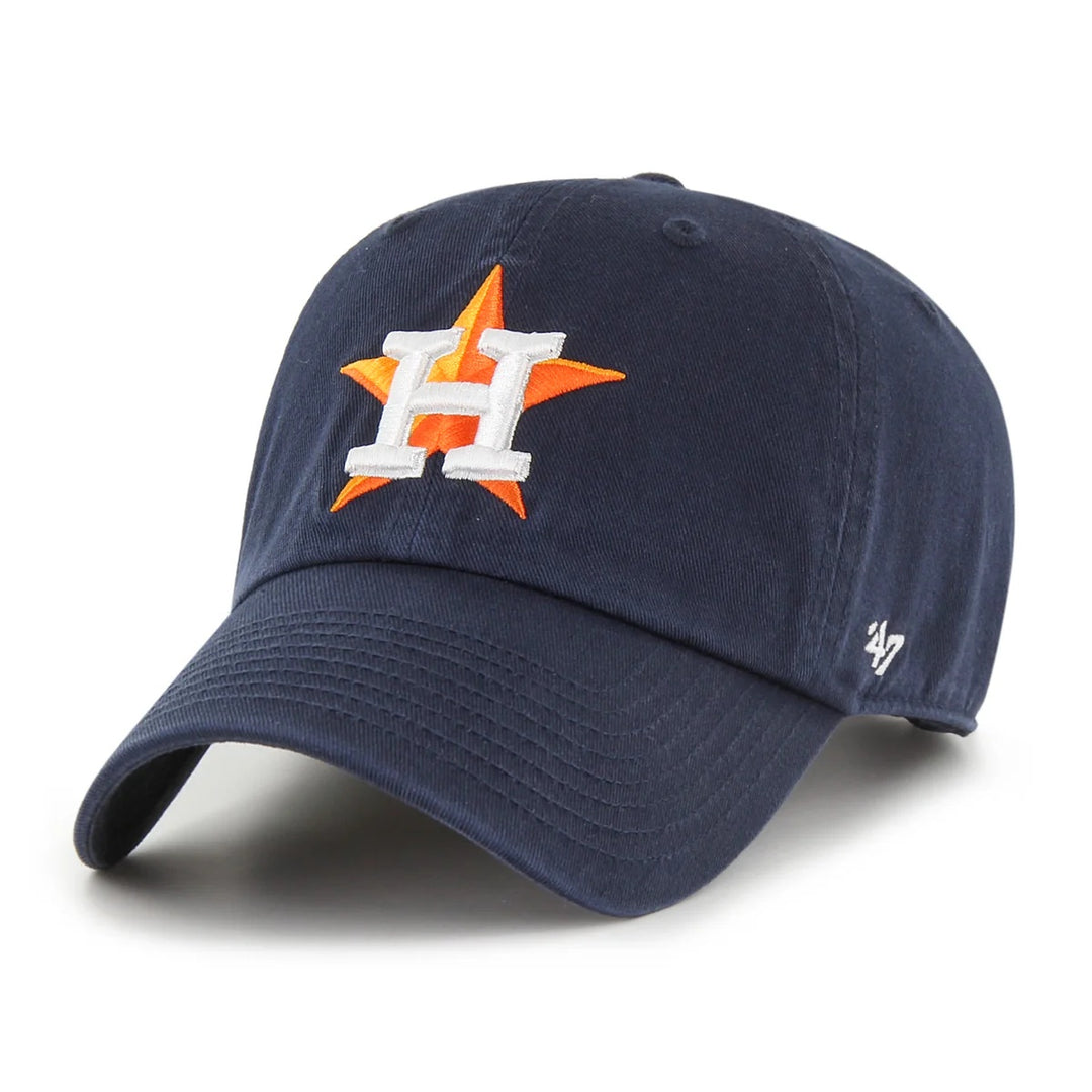 47 Brand Houston Astros Clean Up Adjustable Hat - Navy - Front