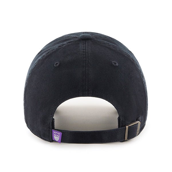 47 Brand Sacramento Kings Clean Up Adjustable Hat - Black - Back