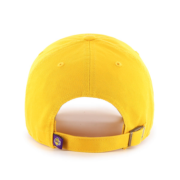 47 Brand Los Angeles Lakers Clean Up Adjustable Hat - Gold - Back
