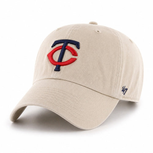 '47 Brand Minnesota Twins Clean Up Adjustable Hat - Khaki