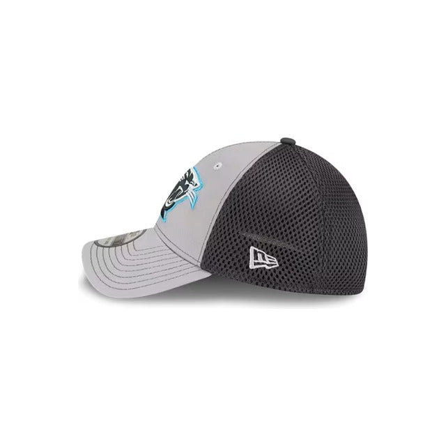 Carolina Panthers Neo 39THIRTY Stretch Fit Hat - Gray / Navy
