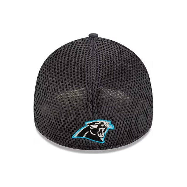Carolina Panthers Neo 39THIRTY Stretch Fit Hat - Gray / Navy