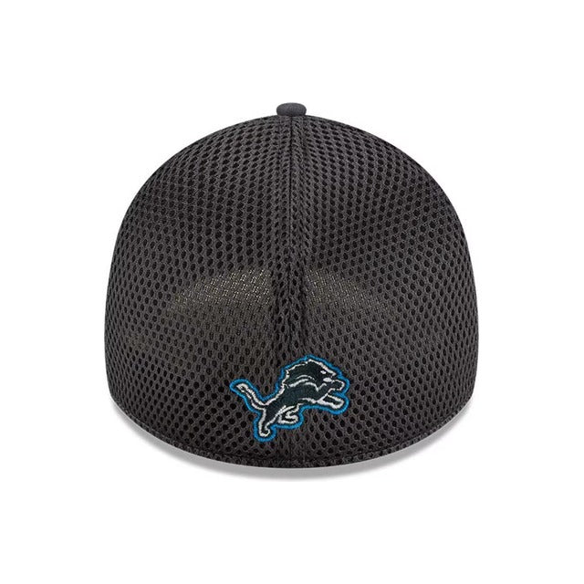 Detroit Lions Neo 39THIRTY Stretch Fit Hat - Gray / Navy