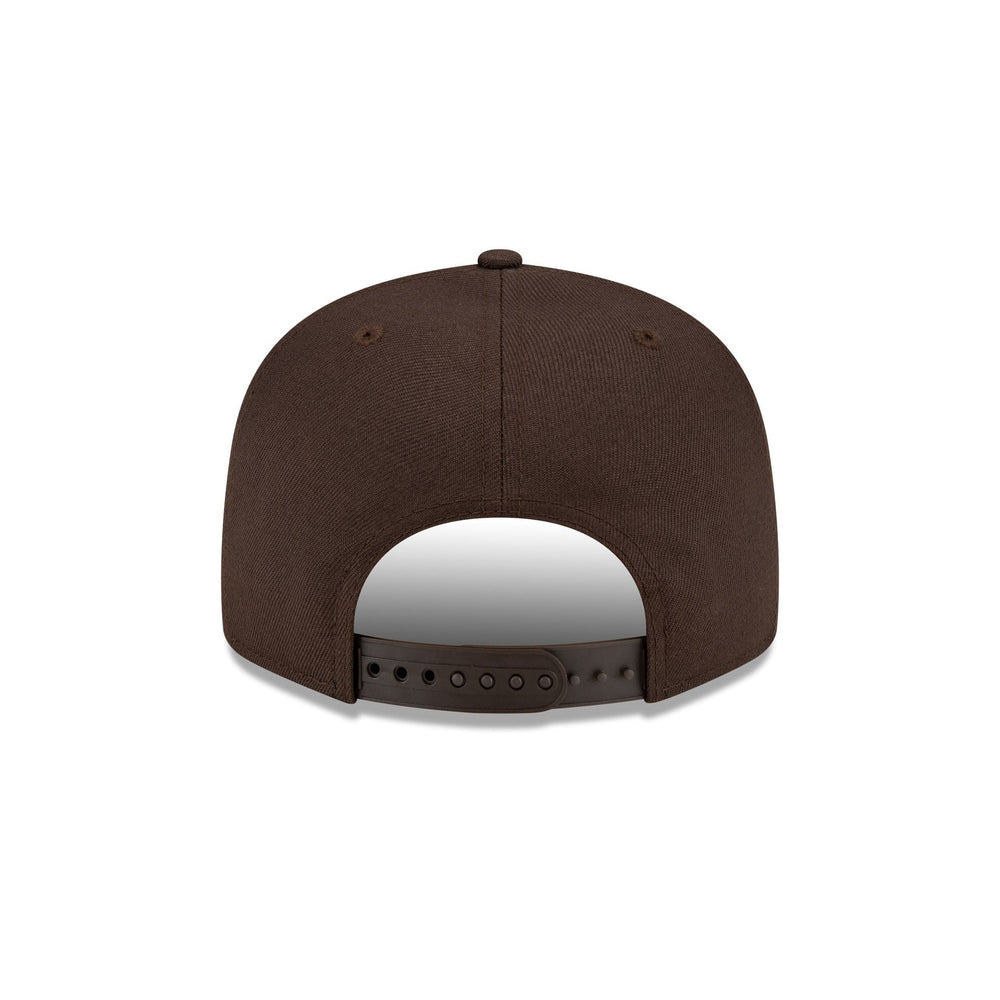New Era Cleveland Browns Basic Brown 9FIFTY Snapback Hat - View 2