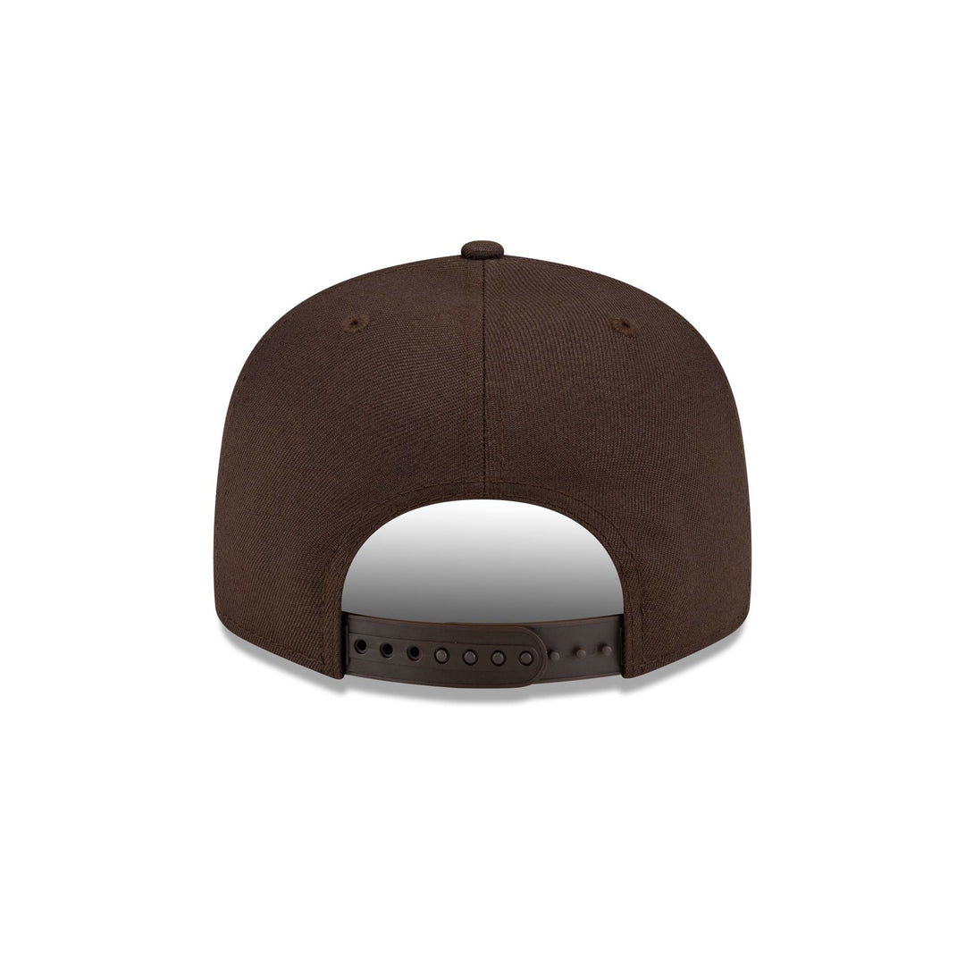 New Era Cleveland Browns Basic Brown 9FIFTY Snapback Hat - View 2