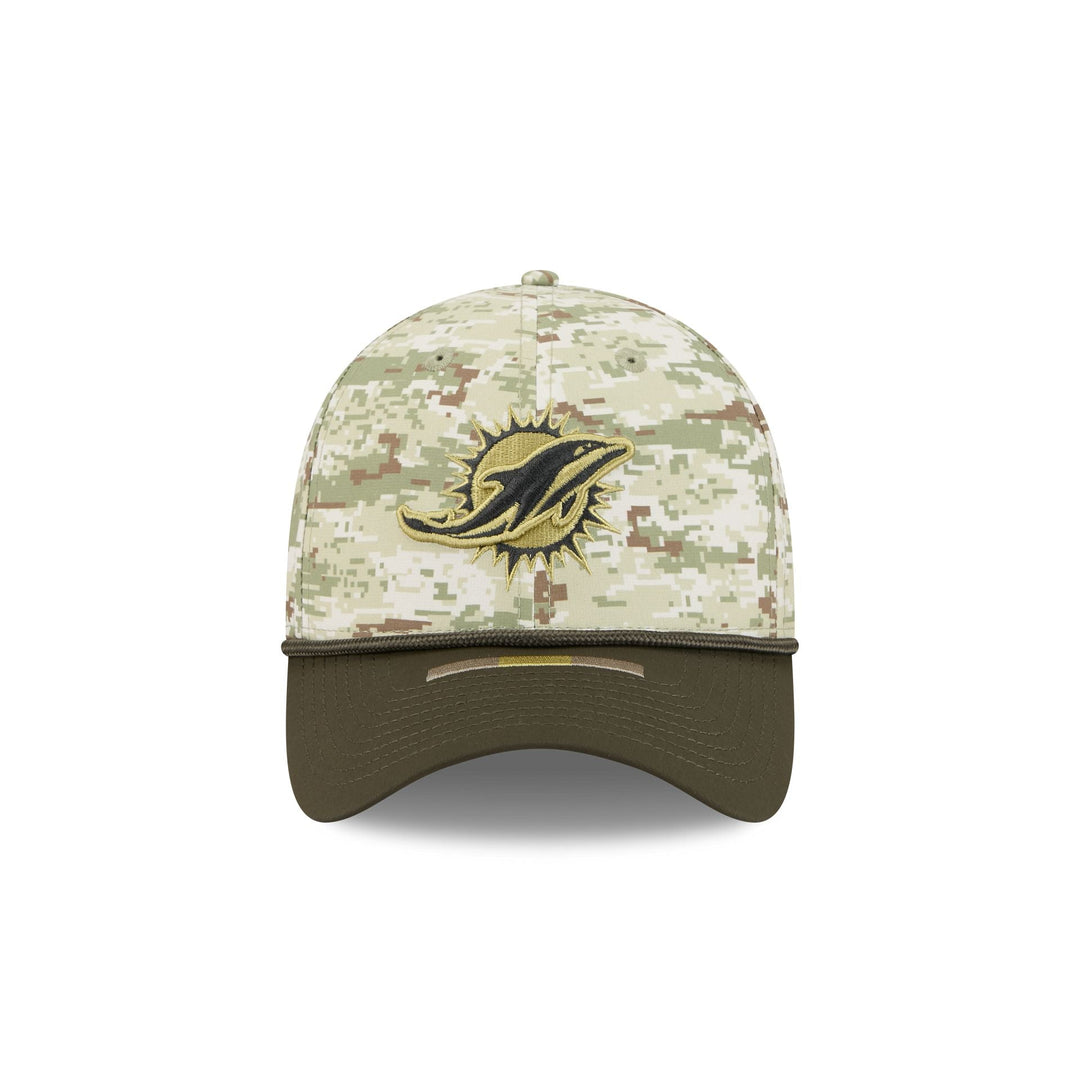 Miami Dolphins Salute to Service 39THIRTY Stretch Fit Hat - Camo