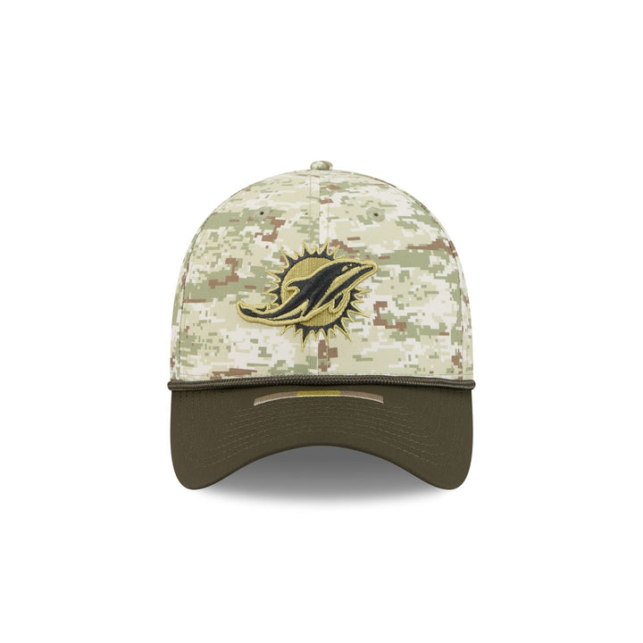 Miami Dolphins Salute to Service 39THIRTY Stretch Fit Hat - Camo