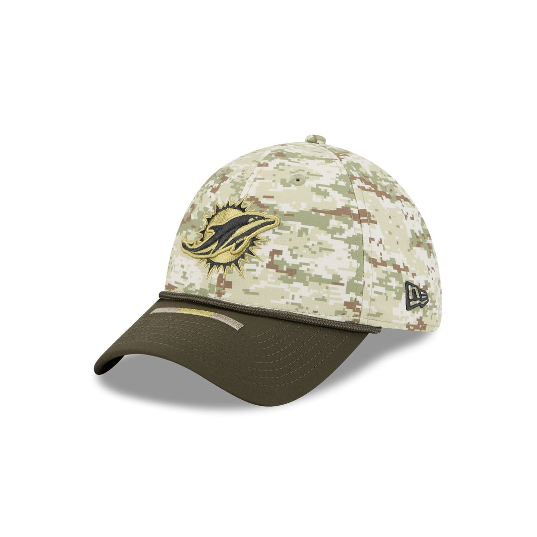 Miami Dolphins Salute to Service 39THIRTY Stretch Fit Hat - Camo