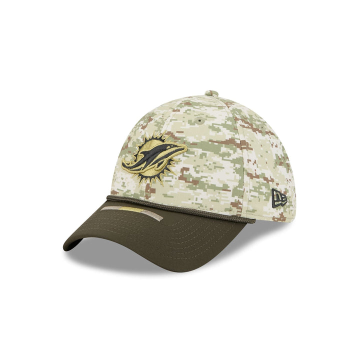 Miami Dolphins Salute to Service 39THIRTY Stretch Fit Hat - Camo