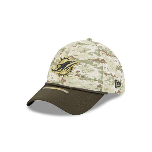 New Era Miami Dolphins Salute to Service 39THIRTY Stretch Fit Hat - Camo