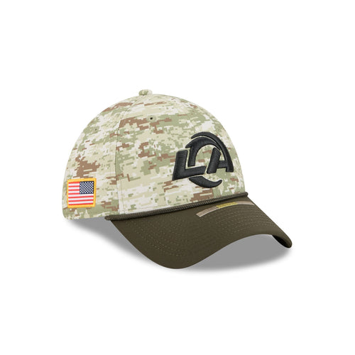 New Era Los Angeles Rams Salute to Service 39THIRTY Stretch Fit Hat - Camo