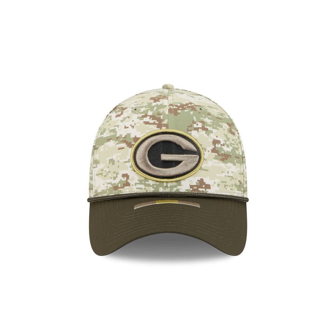 Green Bay Packers Salute to Service 39THIRTY Stretch Fit Hat - Camo