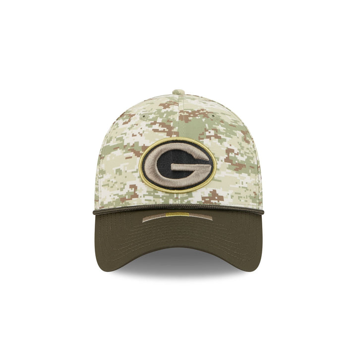 Green Bay Packers Salute to Service 39THIRTY Stretch Fit Hat - Camo