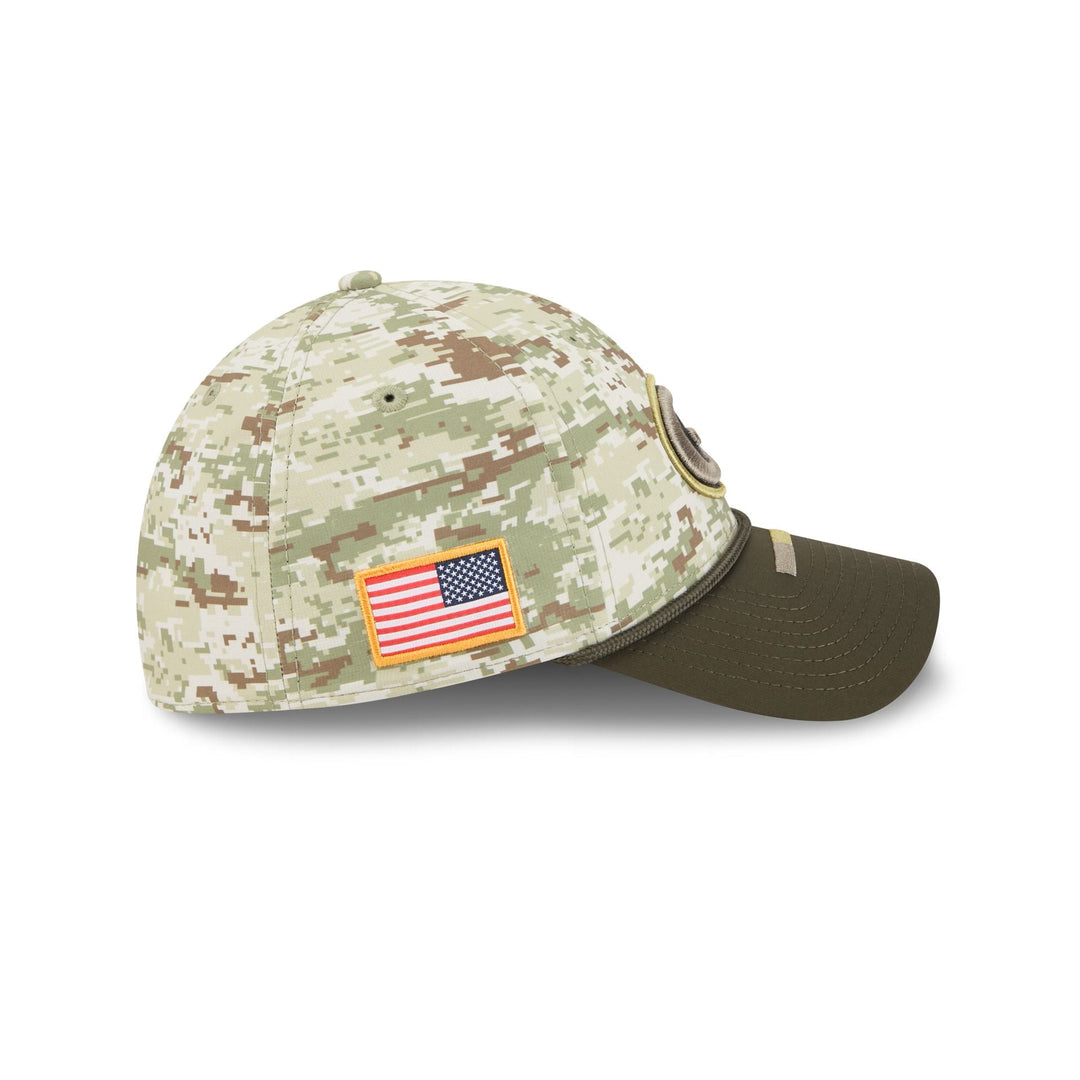 Green Bay Packers Salute to Service 39THIRTY Stretch Fit Hat - Camo