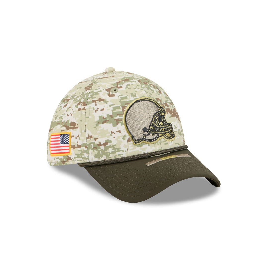 Cleveland Browns Salute to Service 39THIRTY Stretch Fit Hat - Camo