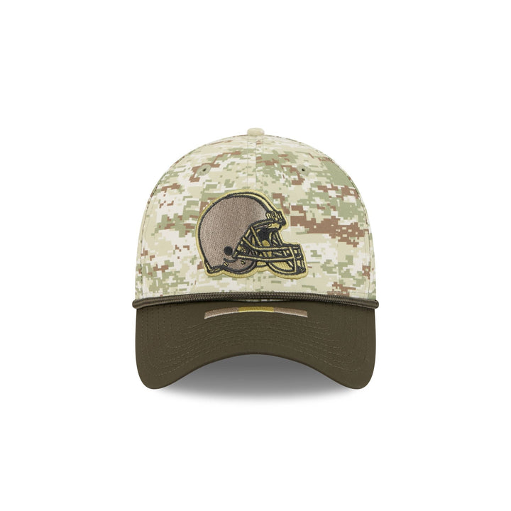 Cleveland Browns Salute to Service 39THIRTY Stretch Fit Hat - Camo