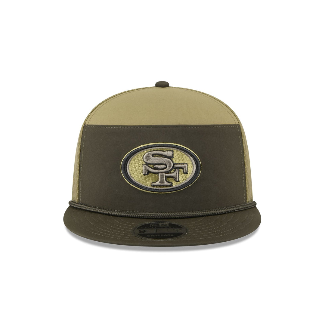 San Francisco 49ers Salute to Service Split Panel 9FIFTY Trucker Hat - View 4