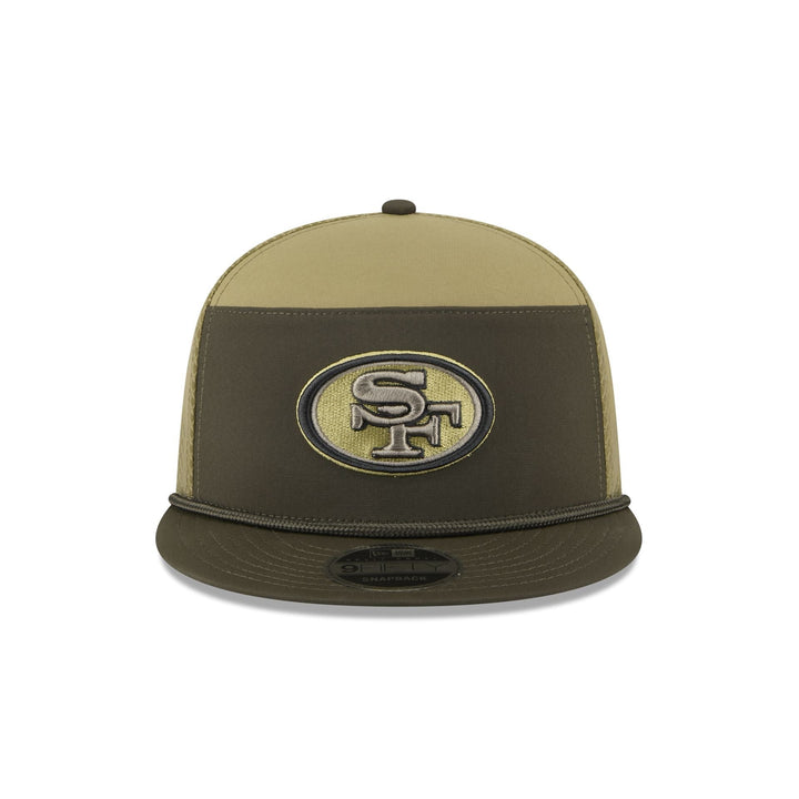 San Francisco 49ers Salute to Service Split Panel 9FIFTY Trucker Hat - View 4