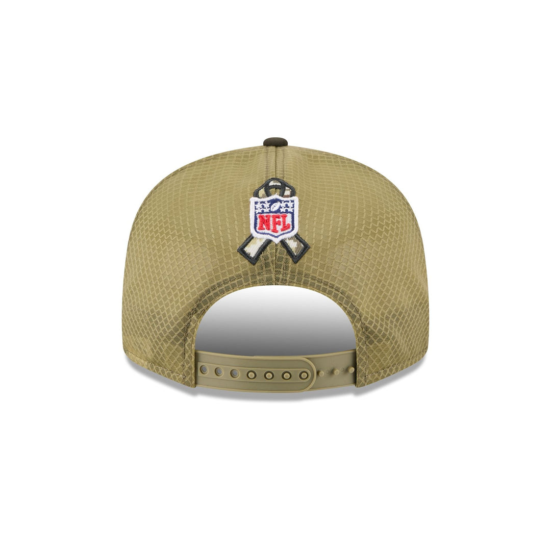 Pittsburgh Steelers Salute to Service Split Panel 9FIFTY Trucker Hat - View 2
