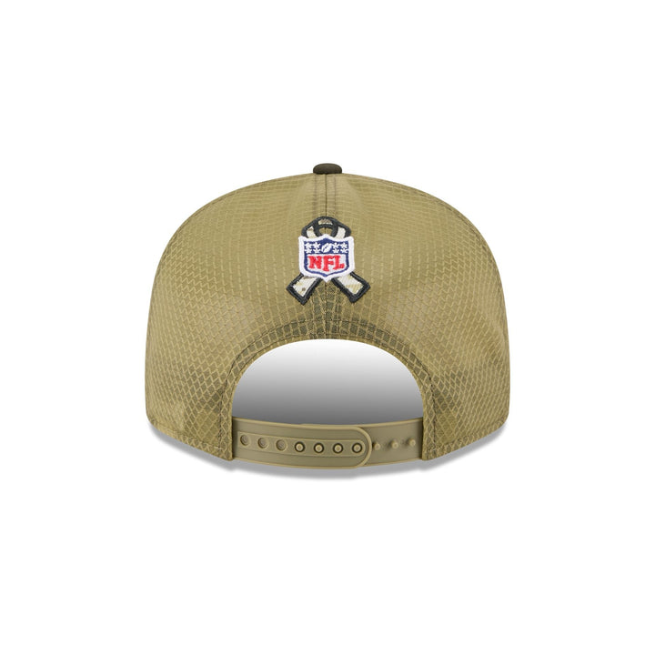 Philadelphia Eagles Salute to Service Split Panel 9FIFTY Trucker Hat - View 2