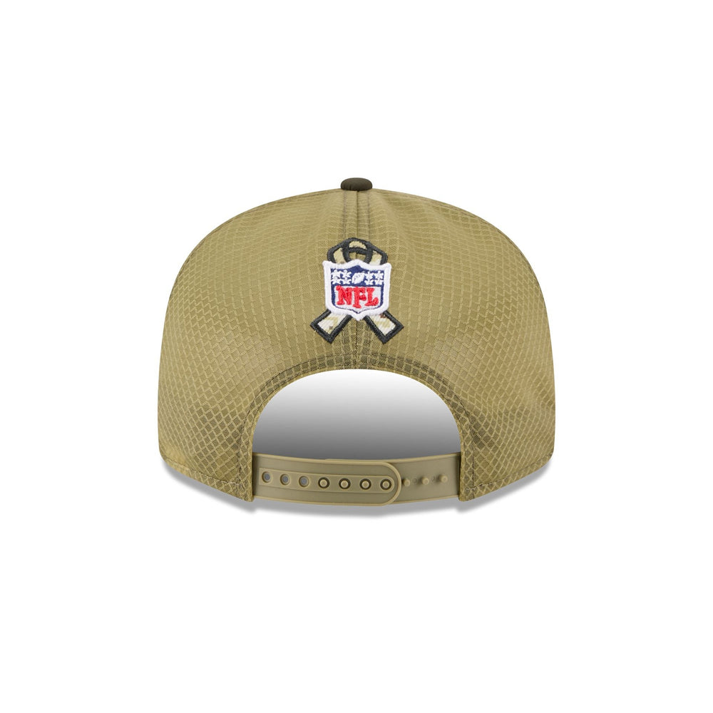 New York Jets Salute to Service Split Panel 9FIFTY Trucker Hat - View 2