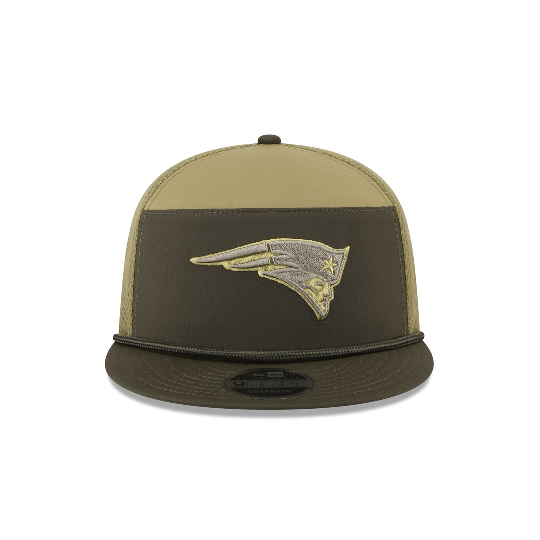 New England Patriots Salute to Service Split Panel 9FIFTY Trucker Hat - View 4