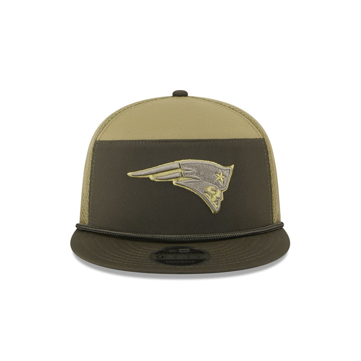 New England Patriots Salute to Service Split Panel 9FIFTY Trucker Hat - View 4