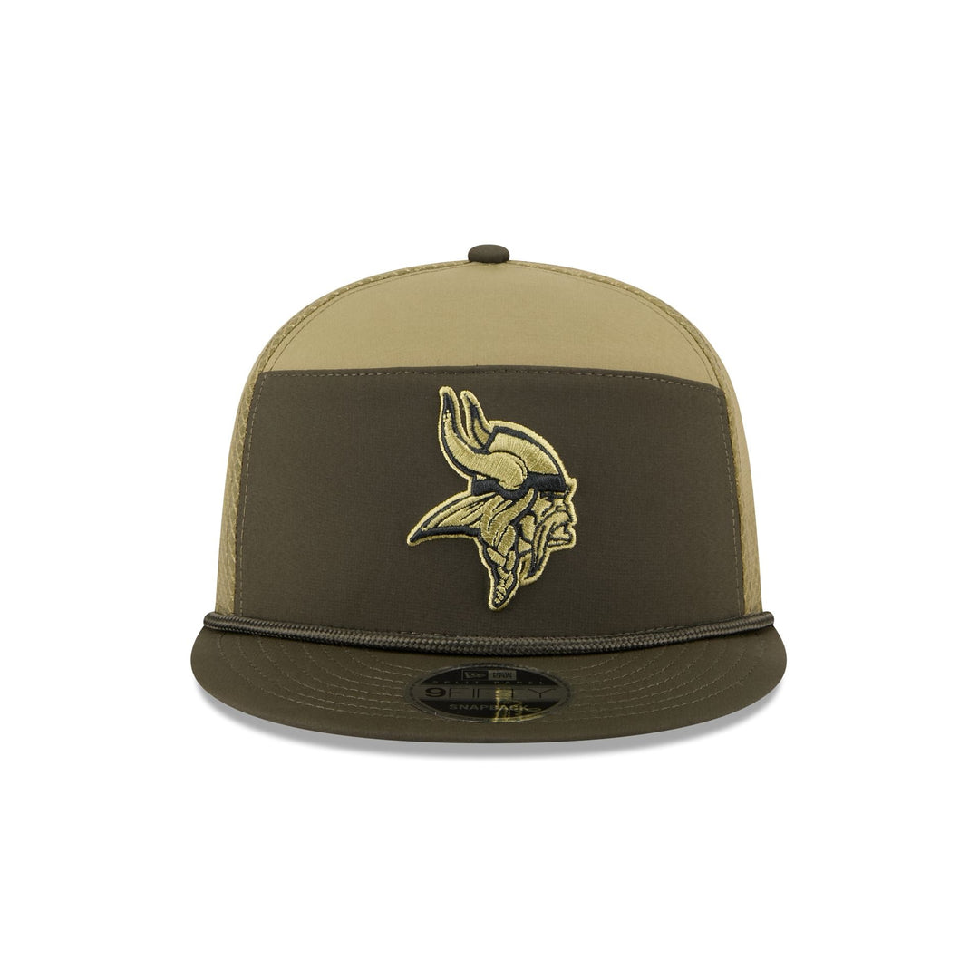 Minnesota Vikings Salute to Service Split Panel 9FIFTY Trucker Hat - View 4