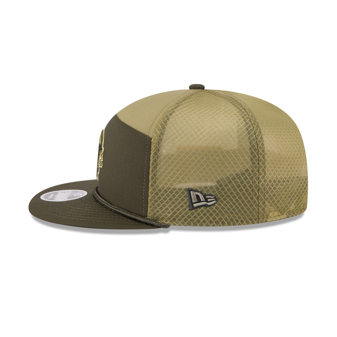 Minnesota Vikings Salute to Service Split Panel 9FIFTY Trucker Hat - View 6