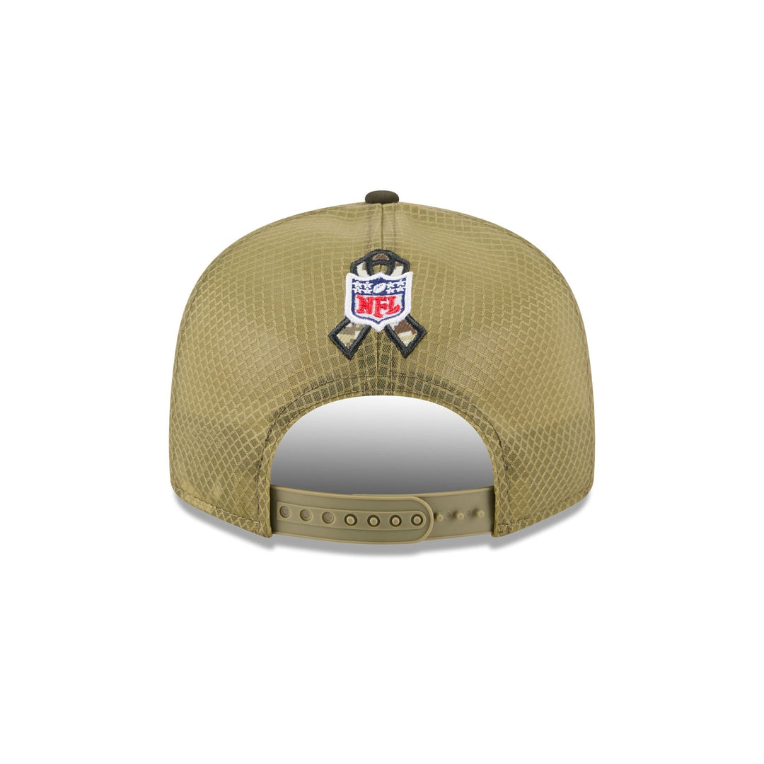 Minnesota Vikings Salute to Service Split Panel 9FIFTY Trucker Hat - View 2