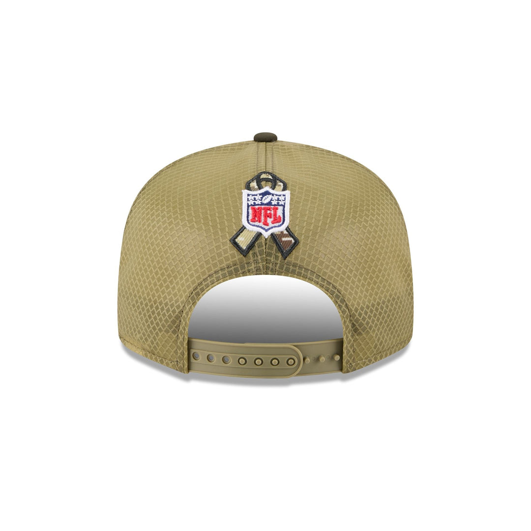 Miami Dolphins Salute to Service Split Panel 9FIFTY Trucker Hat - View 2
