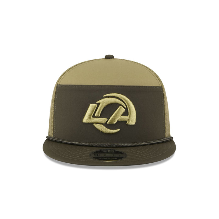 Los Angeles Rams Salute to Service Split Panel 9FIFTY Trucker Hat - View 4
