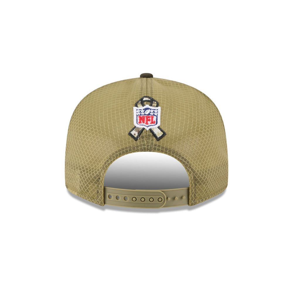 Los Angeles Rams Salute to Service Split Panel 9FIFTY Trucker Hat - View 2