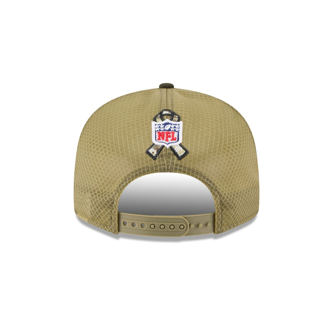 Los Angeles Rams Salute to Service Split Panel 9FIFTY Trucker Hat - View 2