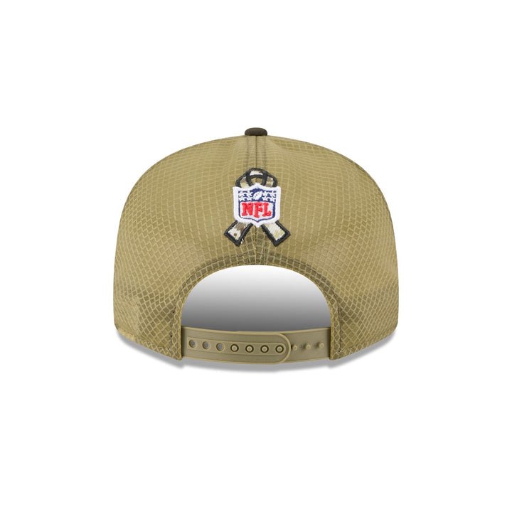 Los Angeles Rams Salute to Service Split Panel 9FIFTY Trucker Hat - View 2
