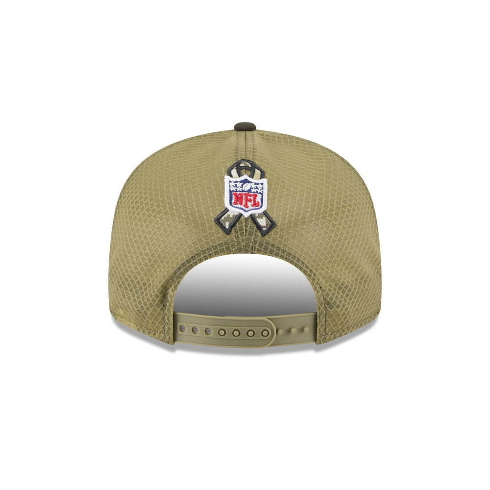 Las Vegas Raiders Salute to Service Split Panel 9FIFTY Trucker Hat - View 2